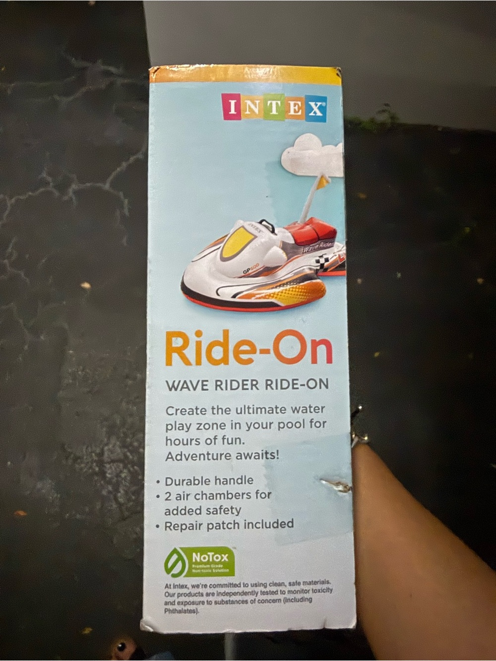 Intex Wave Rider Kids Ride-On - Red, White & Yellow - Picture 2 of 3